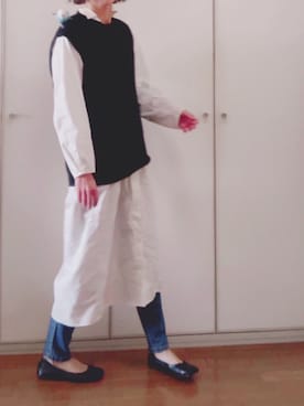 「FRAMeWORK（フレームワーク）のアイテム（ワンピース/ドレス）」を使った、あいかさん（レディース・163cm）の冬コーディネート
