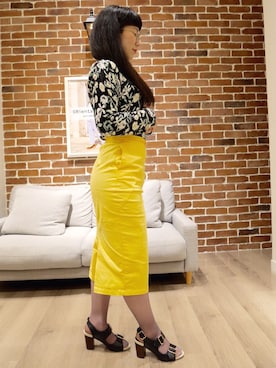 「NICAL（ニカル）のアイテム」を使った、WA ORientalTRaffic 高岡店さん（レディース・160cm）の春コーディネート