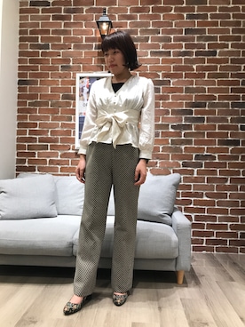 「チャンキーヒール」｜WA ORientalTRaffic 高岡店さん（レディース・160cm）の秋コーディネート