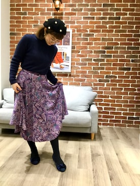 「オリエンタルトラフィック(ORiental TRaffic)」｜WA ORientalTRaffic 高岡店さん（レディース・160cm）の冬コーディネート