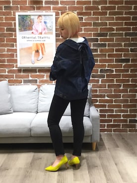 「NICAL（ニカル）のアイテム」を使った、WA ORientalTRaffic 高岡店さん（レディース・160cm）の春コーディネート