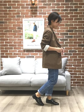 「STYLENANDA（スタイルナンダ）のアイテム」を使った、WA ORientalTRaffic 高岡店さん（レディース・160cm）の秋コーディネート