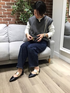 「STYLENANDA（スタイルナンダ）のアイテム」を使った、WA ORientalTRaffic 高岡店さん（レディース・160cm）の冬コーディネート