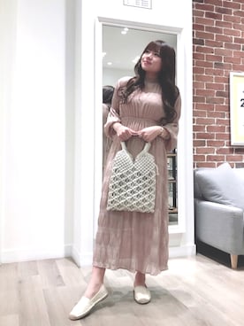 「オリエンタルトラフィック」｜「アイテム（スリッポン）」を使った、WA ORientalTRaffic 高岡店さん（レディース・160cm）の春コーディネート