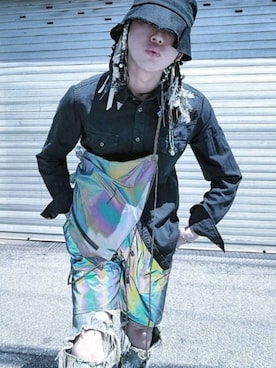 「ANDERSSON BELL（アンダースンベル）のアイテム（バッグ）」を使った、masashiさん（メンズ・178cm）の夏コーディネート