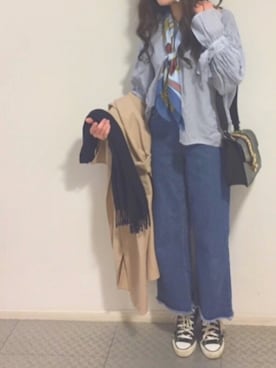 「SPINNS（スピンズ）のアイテム（トレンチコート）」を使った、A.I⁂さん（レディース・154cm）の春コーディネート