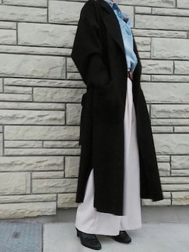 「classicalelf（クラシカルエルフ）のアイテム（その他アウター）」を使った、はっち⋆*ೄさん（レディース・158cm）の冬コーディネート