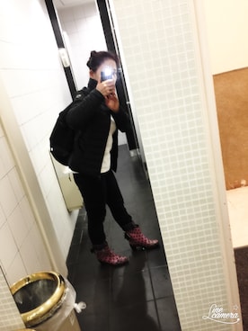 「PUMA（プーマ）のアイテム（その他アウター）」を使った、Akemi   さん（レディース・157cm）の春コーディネート
