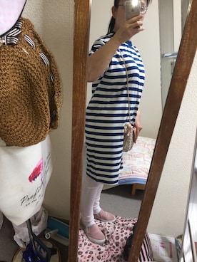「Honeys（ハニーズ）のアイテム（スリッポン）」を使った、Akemi   さん（レディース・157cm）の春コーディネート