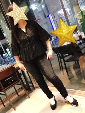 「Honeys（ハニーズ）のアイテム（ブーティ）」を使った、Akemi   さん（レディース・157cm）の春コーディネート