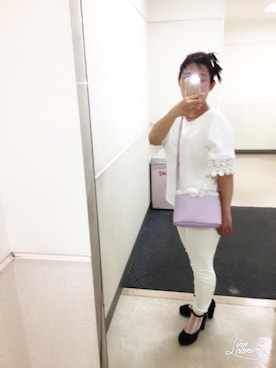 「Honeys（ハニーズ）のアイテム（ブーティ）」を使った、Akemi   さん（レディース・157cm）の夏コーディネート