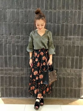 JEANASIS 柏マルイ店STAFFさん（レディース・152cm）の夏コーディネート