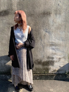 「MURAL（ミューラル）のアイテム」を使った、reiraさん（レディース・157cm）の夏コーディネート