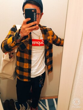 「アイテム（バッグ）」を使った、Riku.sさん（メンズ・154cm）の春コーディネート