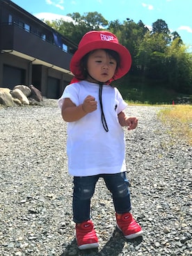 Yu☺︎さん（キッズ・80cm）の夏コーディネート