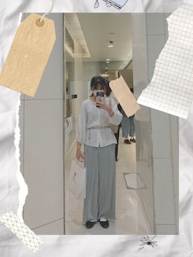 「MONKI（モンキ）のアイテム（バッグ）」を使った、@yannnis.__さん（レディース・161cm）の春コーディネート