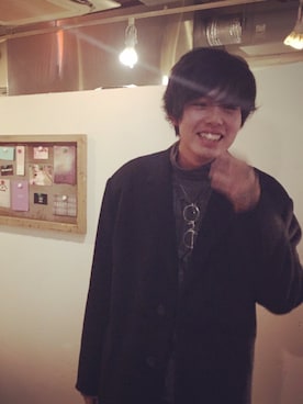 「TALKING ABOUT THE ABSTRACTION（トーキング　アバウト　ジ　アブストラクション）のアイテム（トップス）」を使った、 jiro miyajiさん（メンズ・178cm）の冬コーディネート
