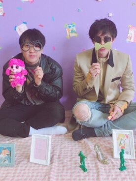 「KSUBI（スビ）のアイテム」を使った、 jiro miyajiさん（メンズ・178cm）の冬コーディネート
