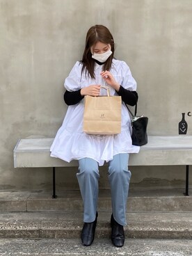 𝙝𝙖𝙧𝙪𝙠𝙖さん（レディース・170cm）の春コーディネート