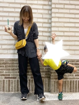 「ICB（アイシービー）のアイテム（トップス）」を使った、akoさん（レディース・161cm）の秋コーディネート