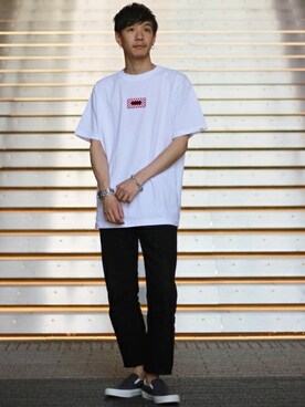 「VANS（バンズ）のアイテム（トップス）」を使った、SEIYAさん（メンズ・170cm）の夏コーディネート