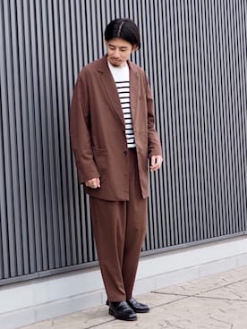 「B:MING by BEAMS（ビーミングバイビームス）のアイテム（その他パンツ）」を使った、Naoki Shuzuiさん（メンズ・178cm）の秋コーディネート