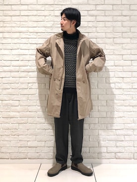 「B:MING by BEAMS（ビーミングバイビームス）のアイテム（その他パンツ）」を使った、Naoki Shuzuiさん（メンズ・178cm）の秋コーディネート