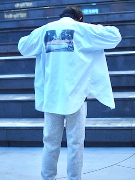 「B:MING by BEAMS（ビーミングバイビームス）のアイテム（シャツ/ブラウス）」を使った、Naoki Shuzuiさん（メンズ・178cm）の秋コーディネート