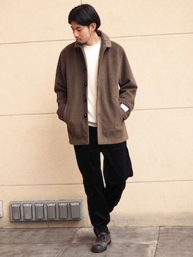 「B:MING by BEAMS（ビーミングバイビームス）のアイテム（ブルゾン）」を使った、Naoki Shuzuiさん（メンズ・178cm）の秋コーディネート