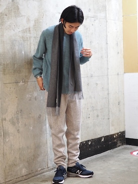 「B:MING by BEAMS（ビーミングバイビームス）のアイテム（その他パンツ）」を使った、Naoki Shuzuiさん（メンズ・178cm）の冬コーディネート