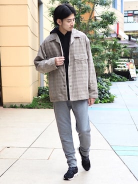 「B:MING by BEAMS（ビーミングバイビームス）のアイテム（ブルゾン）」を使った、Naoki Shuzuiさん（メンズ・178cm）の冬コーディネート