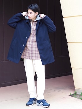 「LEE」｜「アイテム（その他アウター）」を使った、Naoki Shuzuiさん（メンズ・178cm）の冬コーディネート