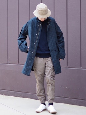 「B:MING by BEAMS（ビーミングバイビームス）のアイテム（ニット/セーター）」を使った、Naoki Shuzuiさん（メンズ・178cm）の冬コーディネート