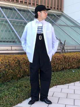 「ALDEN（オールデン）のアイテム」を使った、Naoki Shuzuiさん（メンズ・178cm）の冬コーディネート