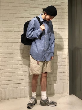 「BEAMS PLUS（ビームスプラス）のアイテム」を使った、Naoki Shuzuiさん（メンズ・178cm）の春コーディネート