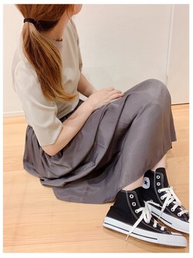 denさん（レディース・154cm）の夏コーディネート