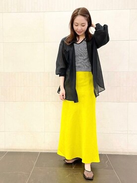 黄色スカート の人気ファッションコーディネート Wear