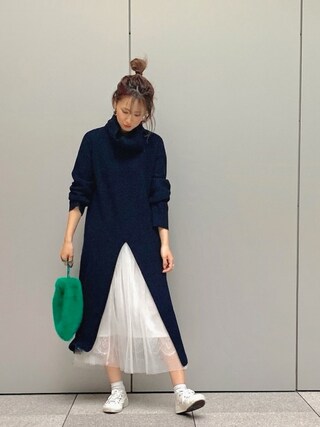 Muveil ミュベール の Converse Tokyo Muveil イチゴプリントワンピース ワンピース Wear Muveil ミュベール の Converse Tokyo Muveil イチゴプリントワンピース ワンピース Wear