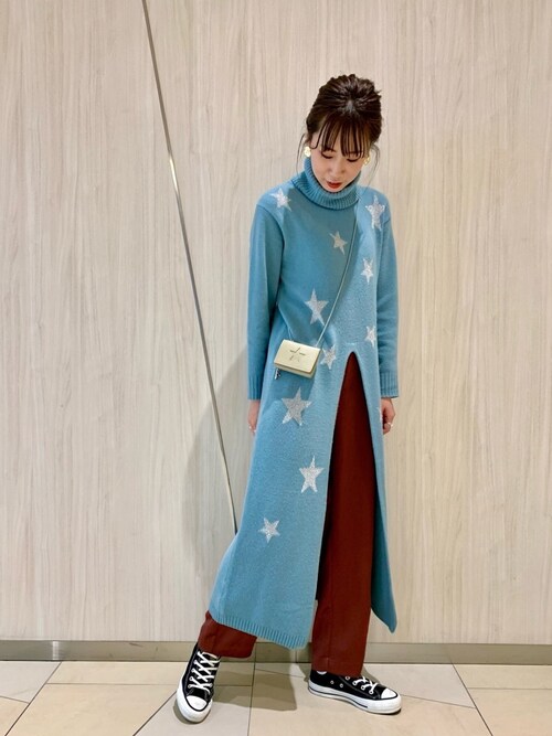 Converse Tokyohinayoさんのワンピースを使ったコーディネート Zozotown