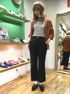 「エナメルシューズ」｜ORientalTRaffic 東京ドームシティラクーア店さん（レディース・164cm）の春コーディネート