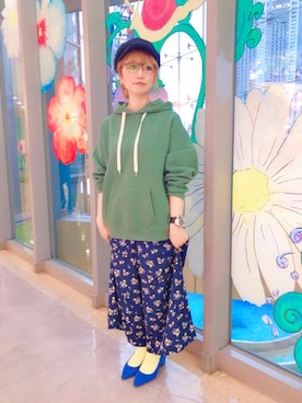 「ポインテッドトゥパンプス」｜ORientalTRaffic 東京ドームシティラクーア店さん（レディース・164cm）の春コーディネート