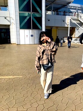 抹茶ミルクラテさん(レディース・156cm)の秋コーディネート