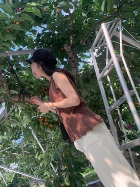 抹茶ミルクラテさん(レディース・156cm)の夏コーディネート