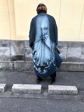 「Yohji Yamamoto（ヨウジヤマモト）のアイテム（ニット/セーター）」を使った、natuさん（メンズ・175cm）の冬コーディネート