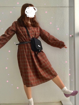 沙耶加さん（レディース・156cm）の冬コーディネート