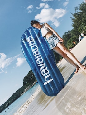 「havaianas（ハワイアナス）のアイテム（その他）」を使った、jxさん（レディース・168cm）の春コーディネート