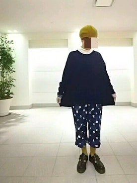 「ohana（オハナ）のアイテム」を使った、ちえぞうさん（レディース・156cm）の冬コーディネート