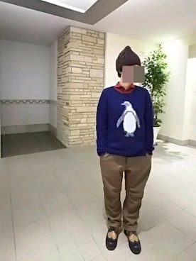 「ROBES&CONFECTIONS（ローブスコンフェクションズ）のアイテム（その他アウター）」を使った、ちえぞうさん（レディース・156cm）の冬コーディネート