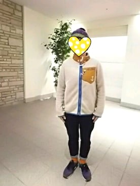 「CUBE SUGAR（キューブシュガー）のアイテム（その他アウター）」を使った、ちえぞうさん（レディース・156cm）の春コーディネート