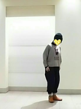 「CUBE SUGAR（キューブシュガー）のアイテム（帽子）」を使った、ちえぞうさん（レディース・156cm）の春コーディネート